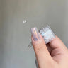Moonlight Mirror Nails Powder Pearl White Nails Glitter Aurora Shining Pigment Chrome Dust Nail Art Supplies Decoration
