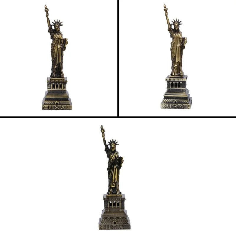 USA Landmarks Statue of Metal Model Desk Decoration Gadget Craft Gift