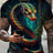 Fashion 3D Snake Printed T Shirt For Men Funny Animal Pattern Oversized T-shirt Summer Hip Hop Trend Clothing Casual O-neck Tops - Lootquake