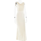 Sibybo Fashion Elegance Sleeveless Backless Long Dress Basics Solid Color Skinny Robe 2024 Temperament Women Club Party Dresses - Lootquake