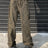 American Washed Leopard Print Wide Leg Jeans for Women Retro Street Distressed New Harajuku Style Hottie Baggy Y2K Casual Pants - Lootquake