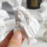 Miniature Desktop Ornament Home Decor Gypsum Portraits Greek Mythology Figurine Famous Sculpture Plaster Bust Statue