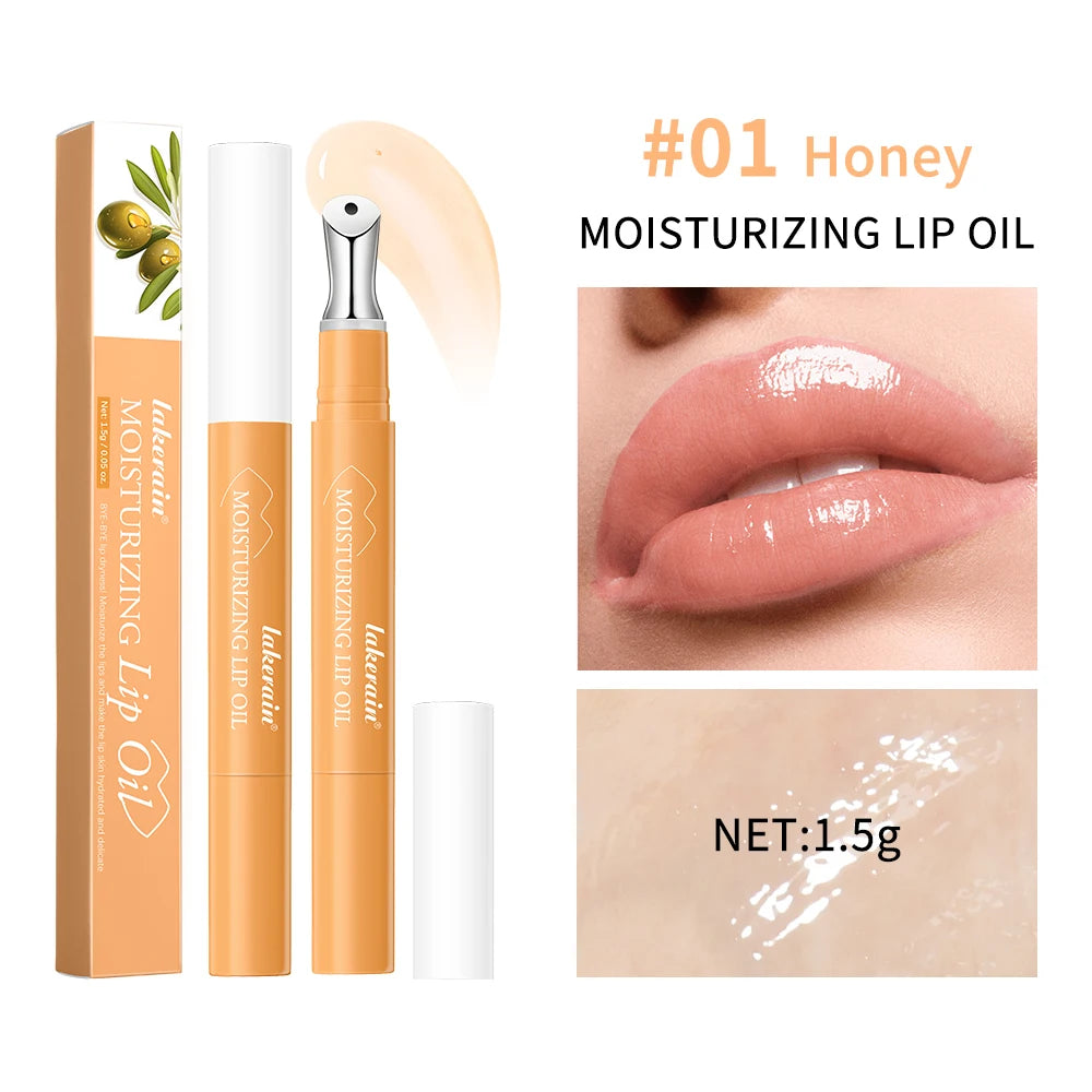 Gloss à lèvres Longue tenue Maquillage Gloss transparent Soin des lèvres Cosmétiques Huile teintée Repulpant Soin hydratant