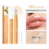 Gloss à lèvres Longue tenue Maquillage Gloss transparent Soin des lèvres Cosmétiques Huile teintée Repulpant Soin hydratant