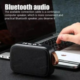Barra de sonido inalámbrica portátil con Bluetooth 5.0, batería de 500 mAh, altavoces HIFI personalizados de alta calidad para deportes en interiores y exteriores.