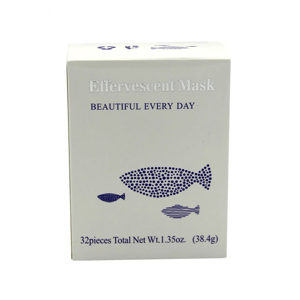 Máquina para hacer mascarillas faciales con 32 cápsulas de colágeno para automatización completa, ideal para el cuidado facial de frutas y verduras.