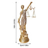 Estatua de diosa, escultura de resina, figura retro de bruja, figura espiritual de diosa, estatua artística artesanal para decoración del hogar.
