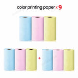 57x30mm Thermal Printing Paper Color White Semi-Transparent Thermal Printing Roll Paper For Kid Instant Print Camera Label Paper
