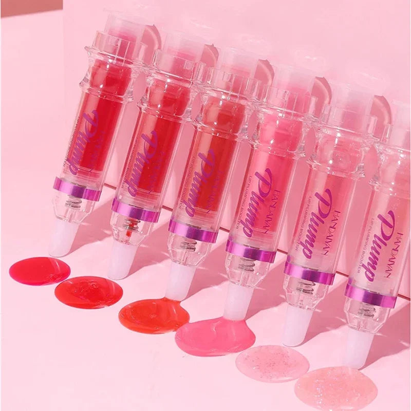 PLUMP POUT Gloss repulpant pour les lèvres Haute brillance pour des lèvres pulpeuses Brillance extrême Huile à lèvres Crystal Volume Cosmétiques Maquillages