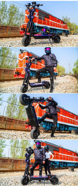 Trottinette électrique pliable X14 10 000 W, double moteur, batterie 72 V 40 Ah, pneus de 14 pouces, vitesse maximale : 130 km/h, autonomie : 120 km, écran LCD