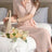 Elegant Summer Sweet Sle Turn-down Collar Single-button Thin Ice Silk Short-sleeve Knitted Long Dress Women's Fashion - Lootquake