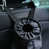 Trash Holder Car Waste Bins Litter Bag Rubbish Container Garbage Storage Black Oxford Cloth Car Dustbin Car