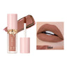 QIBEST 10 Colors Nude Matte Liquid Lipstick Waterproof Silky Lip Gloss Non-Stick Cup Lasting Purple Red Lip Tint Durable Makeup