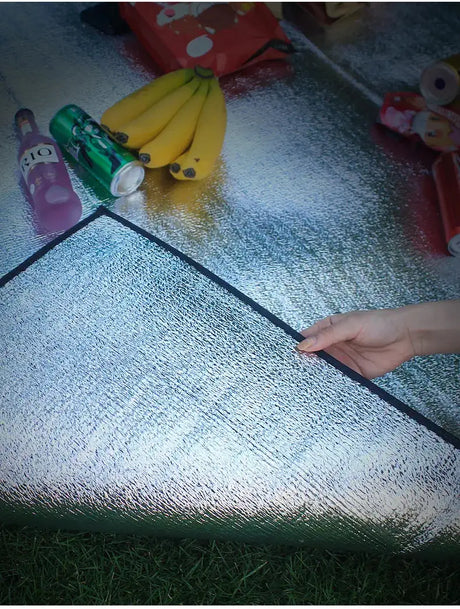 Waterproof Picnic Mat Beach Mattress Sleeping Pad Aluminum Foil EVA Foam Mat Outdoor Tent Footprint Ultralight Camping Mat - Lootquake
