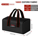 Bolsa de herramientas DELIXI ELECTRIC de tela Oxford, portátil, para electricistas y carpinteros, ideal para el hogar y el taller.