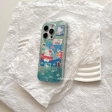 Y2k Girl Ins Summer Blue Oceans HelloKitty Cats Phone Case