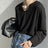 Men's Retro Loose Lazy Stylish Long Sleeve T-Shirt Casual O Neck Solid Exposed Clavicle Tops Breathable Basic Shirt 2025 New - Lootquake