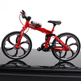 Creative Alloy Bicycle Model Ornament Mini Metal Bike Toy Collectible