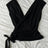 Vintage Women Top Y2k Aesthetic Punk Black Sleeveless T-shirt Korean Party Sexy V-neck Slim Crop Top 2000s Female Clothing Goth - Lootquake