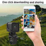 1080P High-definition Portable Sports Mini Camera with Hotspot WiFi Outdoor Bicycle Recorder Mini Network Waterproof Camera