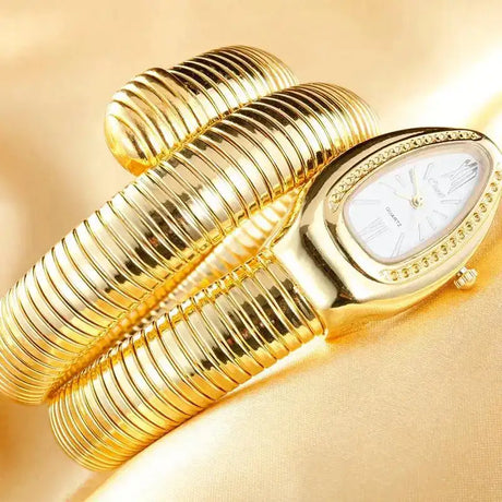 Women Quartz Watch Stainless Steel Bracelet  Fashion Gold Ladies Watches Clock Luxury High-quality Ladies Wristwatch(Only Watch) - Lootquake