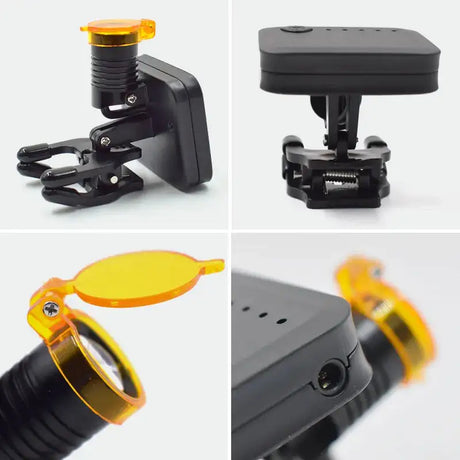 Wireless Dental Headlight Clip-on Headlamp With Optical Filter for Dental Lab Surgical Medical ENT Integrated Headlamp - Lootquake