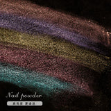 Ultra-Fine Aurora Nail Glitter Powder Sparkle Ice Transparent Polish Iridescent Nail Powder Multi Mirror Effect Glitter Dust
