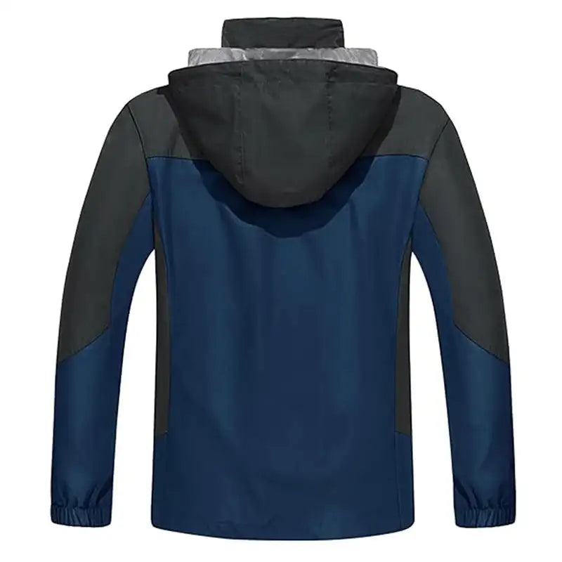 Men Autumn Jacket Camping Hiking Trekking Windbreaker Waterproof With Hood Spring Outdoor Sports Travel Climbing Coats - Lootquake