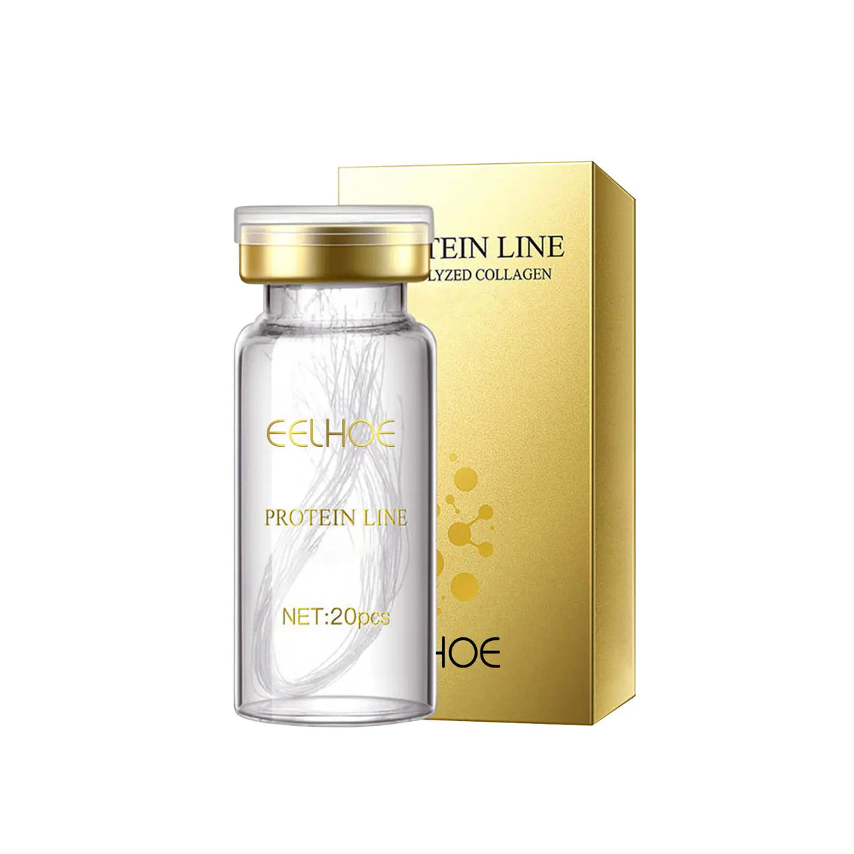 Hilo de colágeno, lifting instantáneo, eliminador de arrugas, suero de proteína soluble, relleno facial absorbible, cuidado de la piel antienvejecimiento. Nuevo.