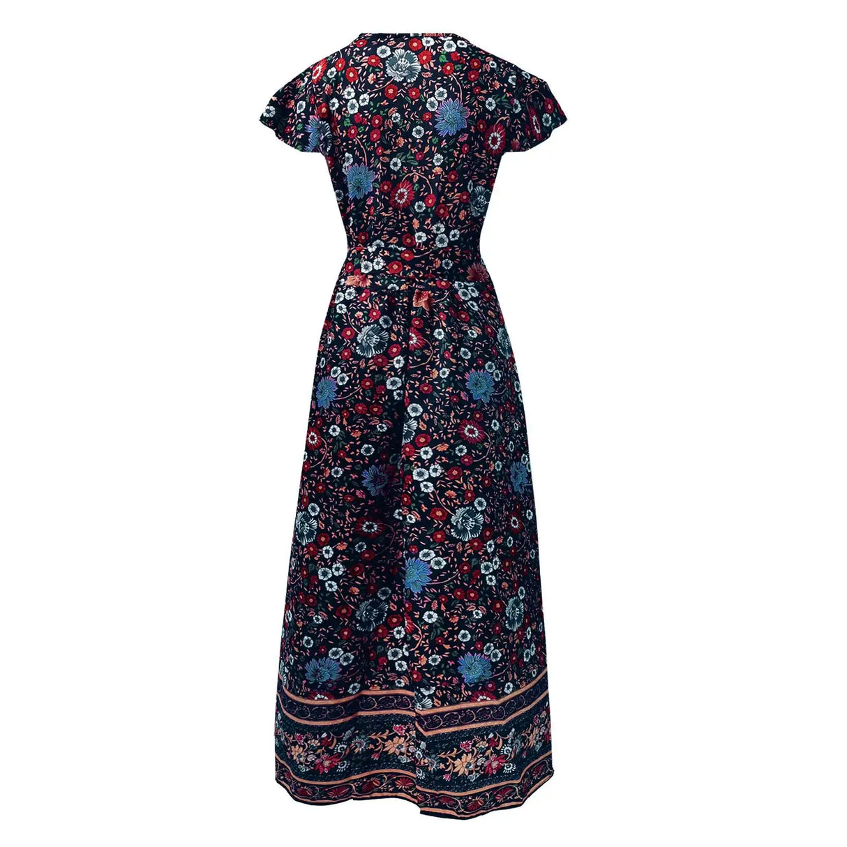 2024 Summer Leisure Hot Sale Holiday Printed Dress Sexy Long Dress Women's Wear - Lootquake