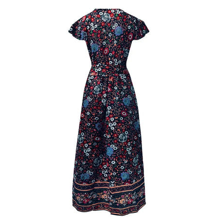 2024 Summer Leisure Hot Sale Holiday Printed Dress Sexy Long Dress Women's Wear - Lootquake