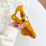 Cartoon Rilakkuma Bear Silicone Soft Cover Phone Case