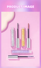 1 PC Diamond Mascara Shining Galaxy Sequins Sweat Proof Glitter Eyelashes Quick Dry Lasting Curling Thick Mascara Shimmer Makeup