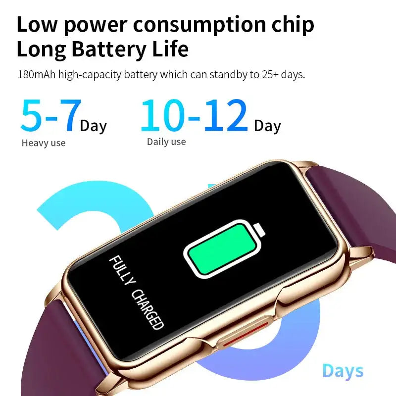 LIGE New Fashion Smart Watch Ladies Message Push Blood Pressure DIY Custom Dial Sports Bracelet Waterproof Men Smartwatch Women - Lootquake