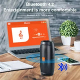 Enceinte Bluetooth Dushoo, diffusion vocale FM, caisson de basses portable, enceinte sans fil, double haut-parleur stéréo d'extérieur, lecture TF-SB