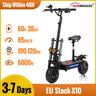 6000W Powerful Electric Scooter 60V 38Ah Max Speed 85km/h 100kmRange 11'' Tires Dual Shock Absorbing Folding EScooter for Adults