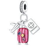 MINISO Charms de plata de ley 925 para pulseras originales de Harry Potter de 3 mm, colgantes para mujer, joyería DIY, regalos