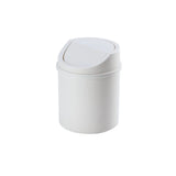 Mini Desktop Bin Small Trash Can Tube With Cover Bedroom Trash Can Garbage Can Clean Workspace Storage Box Home Desk