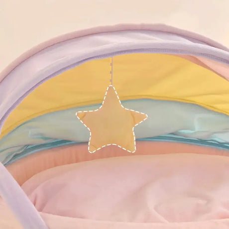 Cat House Bed Cute Cat Bed Rainbow Tent Pet Dog Sleeping Pad Winter Warm Deep Sleep Cat Nest Comfortable Breathable Cat House - Lootquake