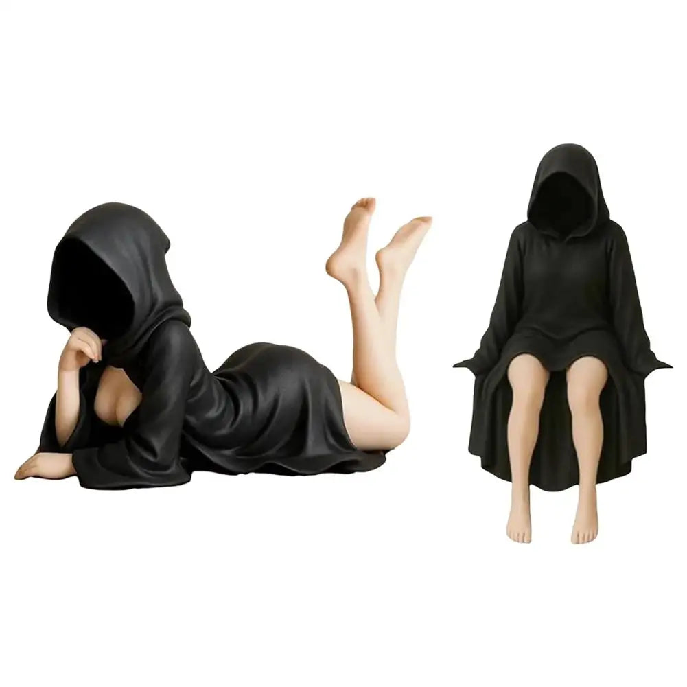 Statue mystérieuse en résine gothique, décoration pour la maison ou le bureau, décoration d'Halloween