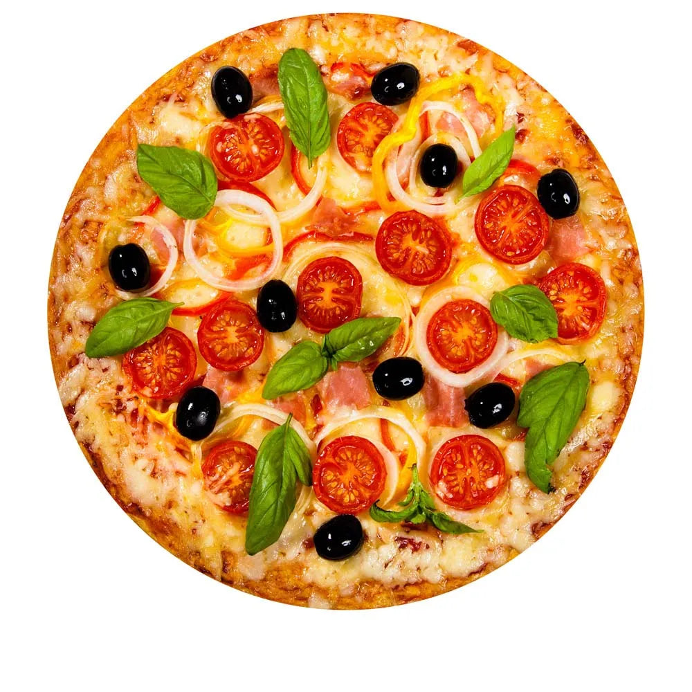 Fun Realistic Blanket for Kids and Adult, Tortilla, Pizza, Burrito, Bread, Cake, Giant Food Pattern, Tasty Flannel Throw