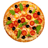 Fun Realistic Blanket for Kids and Adult, Tortilla, Pizza, Burrito, Bread, Cake, Giant Food Pattern, Tasty Flannel Throw