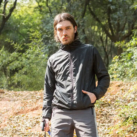 Camping Waterproof Jacket Men Women Windbreaker Men Raincoat Rain Jacket Men Waterproof Hiking Climbing Clothes Sun Protection - Lootquake