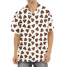 Happy Funny Poop Pattern Print Aloha Shirts For Men Summer Short Sleeve Button Down Beach Shirts Tops Mens Plus Size Blouse - Lootquake