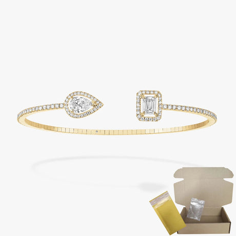 S925 sterling silver women's bracelet, classic MOVE/TWIN series, French diamond bracelet, holiday gift, high-quality jewelry - Lootquake