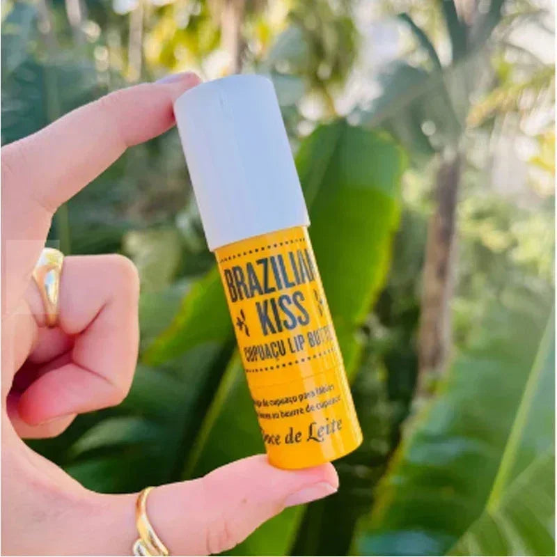 Lip Balm Brazil Kiss Lip Gloss Long Lasting Moisturize Lipstick Anti Drying Reducing Lip Lines Deep Nourishing Lip Care Makeup