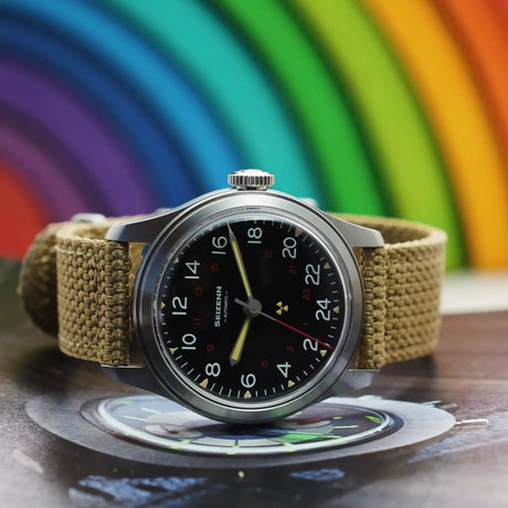 Merkur Retro Watch 50m Skin Diver Watch Vintage 24H Automatic Mechanical Watch  38mm Luminous Waterproof Watch Relogio Masculino - Lootquake