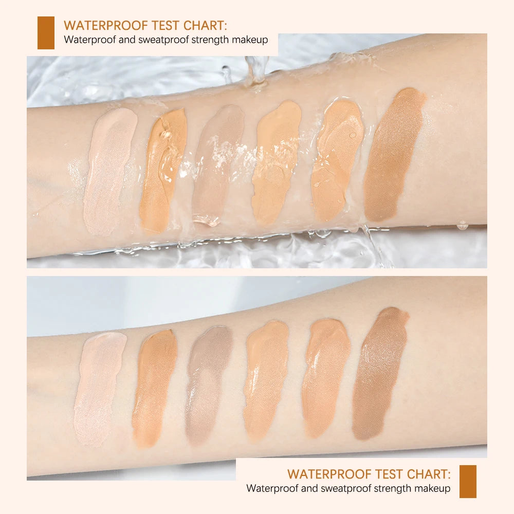 Base de maquillaje de alta cobertura, crema facial, bases cosméticas, maquillaje, resistente al agua, bruma, maquillaje coreano, base de maquillaje CC, BB, completo