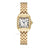 Women's Fashion Square Watches Gold Alloy Strap 2024 Luxury Ladies Quartz Wristwatches Qualities Female Roman Scale Clock - Lootquake