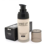 Base de maquillaje líquida profesional para rostro, cobertura total, corrector, hidratante, control de grasa, base de maquillaje, iluminador, maquillaje facial.